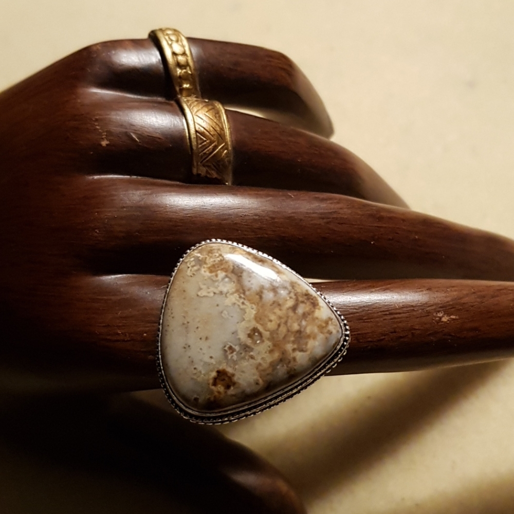 Ocean Jasper Ring - image 1